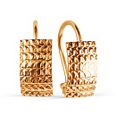 Серьги золотые Т100626222 | Серьги золотые Т100626222 купить по цене 13579 руб. в ювелирном магазине ⭐️ «Золотая Подкова»