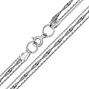 Цепь серебряная 0323R004L40 | Цепь серебряная 0323R004L40 купить по цене 1244 руб. в ювелирном магазине ⭐️ «Золотая Подкова»