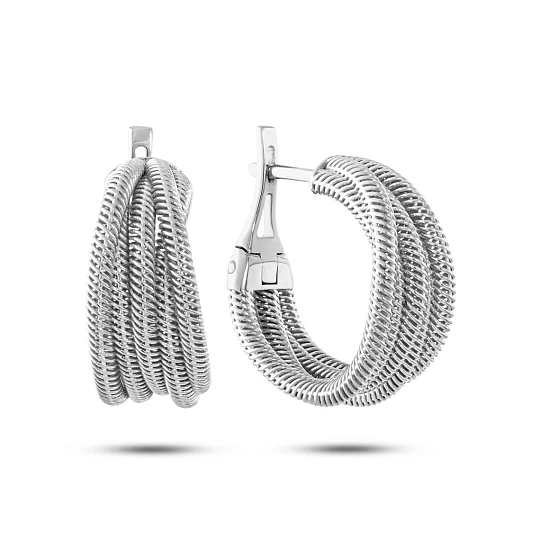 Серьги серебряные 00128-20-090101-00 | Серебряные серьги купить по выгодной цене в ювелирном магазине ⭐️ «Золотая Подкова»