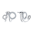 Серьги серебряные DG21090 | Серьги серебряные DG21090 купить по цене 1212 руб. в ювелирном магазине ⭐️ «Золотая Подкова»