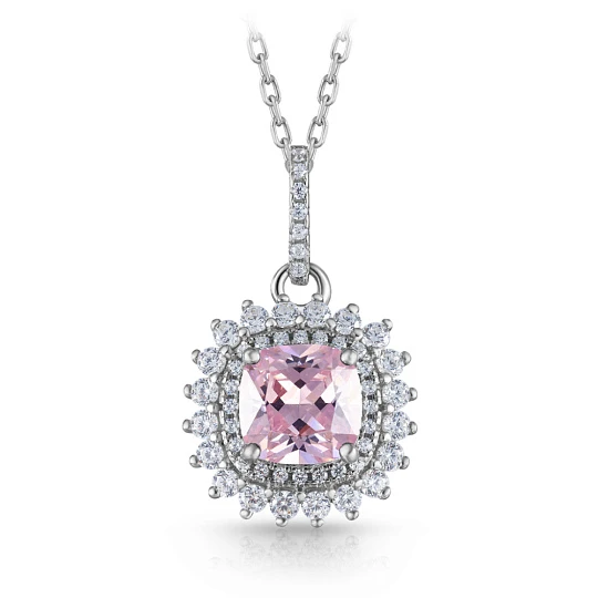 Колье серебряное SS-B1380NC2 | Серебряные колье купить по выгодной цене в ювелирном магазине ⭐️ «Золотая Подкова»