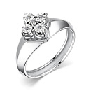 Кольцо золотое 15748-200 | Кольцо золотое 15748-200 купить по цене 87922 руб. в ювелирном магазине ⭐️ «Золотая Подкова»