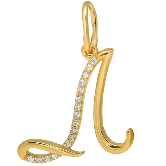Подвеска золотая 818-00952-10-00-20-07"Л" | Ювелирные изделия в сети Золотая Подкова