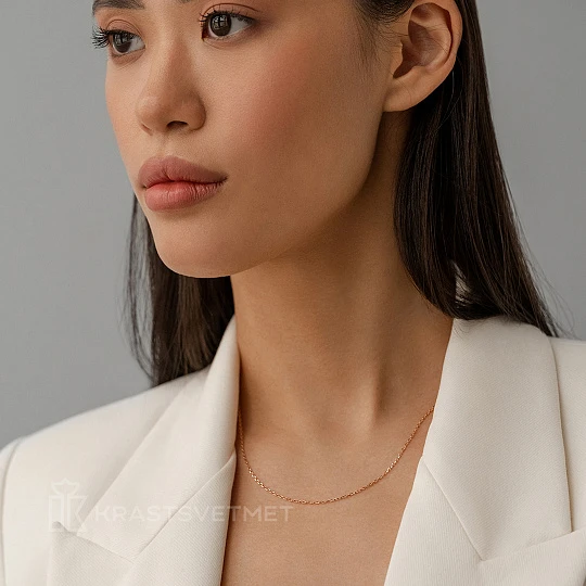 Цепь из золота Якорная