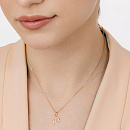 Подвеска золотая 35013-100 "Ю" | Подвеска золотая 35013-100 "Ю" купить по цене 11895 руб. в ювелирном магазине ⭐️ «Золотая Подкова»