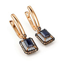Серьги золотые 25485-170 | Серьги золотые 25485-170 купить по цене 145222 руб. в ювелирном магазине ⭐️ «Золотая Подкова»
