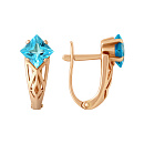 Серьги золотые 1027612-11220-T | Серьги золотые 1027612-11220-T купить по цене 66640 руб. в ювелирном магазине ⭐️ «Золотая Подкова»