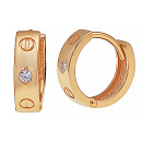 Серьги золотые 803-02390-10-00-20-00 | Серьги золотые 803-02390-10-00-20-00 купить по цене 62580 руб. в ювелирном магазине ⭐️ «Золотая Подкова»