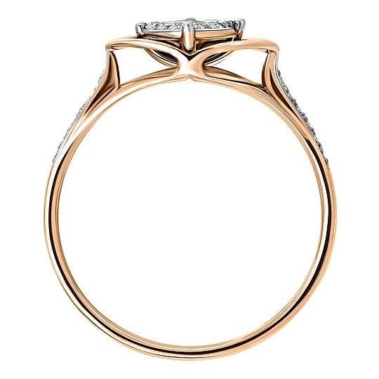 Кольцо из золота с бриллиантами
