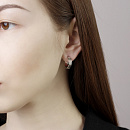 Серьги серебряные 6101311-00775 | Серьги серебряные 6101311-00775 купить по цене 6406 руб. в ювелирном магазине ⭐️ «Золотая Подкова»