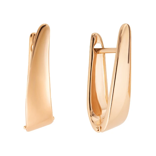 Серьги золотые 002972-1000 | Серьги без вставок купить по выгодной цене в ювелирном магазине ⭐️ «Золотая Подкова» Серьги золотые 002972-1000 | Серьги без вставок купить по выгодной цене в ювелирном магазине ⭐️ «Золотая Подкова»