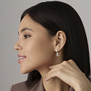 Серьги золотые 25342-100 | Серьги золотые 25342-100 купить по цене 161917 руб. в ювелирном магазине ⭐️ «Золотая Подкова»