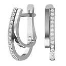 Серьги серебряные 0201426-00775 | Серьги серебряные 0201426-00775 купить по цене 3004 руб. в ювелирном магазине ⭐️ «Золотая Подкова»