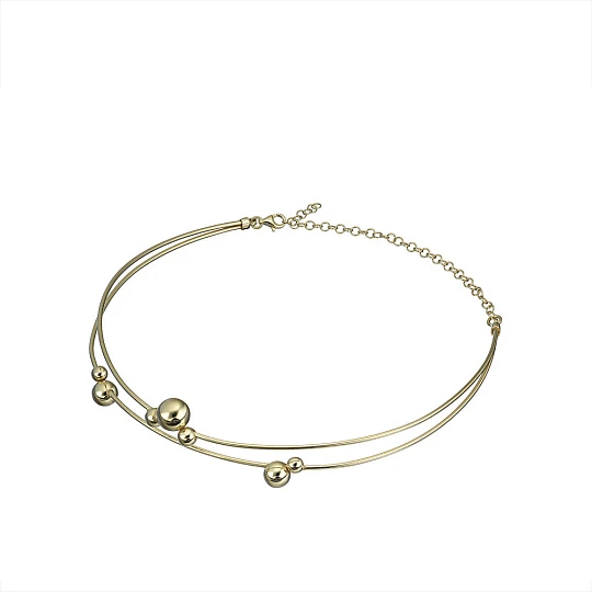 Колье серебряное MA13NL002-Yпоз. | Колье купить по доступной цене в ювелирном магазине ⭐️ «Золотая Подкова»