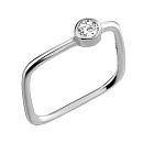 Кольцо серебряное SET19718R | Кольцо серебряное SET19718R купить по цене 2380 руб. в ювелирном магазине ⭐️ «Золотая Подкова»