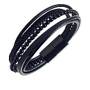 Браслет стальной AS-BR053-bkAg | Браслет стальной AS-BR053-bkAg купить по цене 3240 руб. в ювелирном магазине ⭐️ «Золотая Подкова»