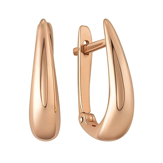 Серьги золотые 1047602-10000 | Серьги без вставок купить по выгодной цене в ювелирном магазине ⭐️ «Золотая Подкова»