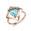 Кольцо золотое 10391944 К.Топаз голубой | Кольцо золотое 10391944 К.Топаз голубой купить по цене 70285 руб. в ювелирном магазине ⭐️ «Золотая Подкова»