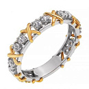 Кольцо золотое 802-02414-21-00-20-00 | Кольцо золотое 802-02414-21-00-20-00 купить по цене 78097 руб. в ювелирном магазине ⭐️ «Золотая Подкова»