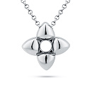 Колье серебряное 01204-50-090101-00 | Колье серебряное 01204-50-090101-00 купить по цене 12215 руб. в ювелирном магазине ⭐️ «Золотая Подкова»