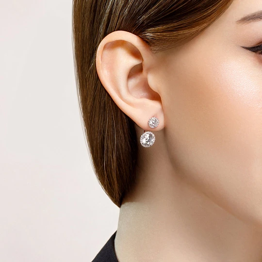 Серьги серебряные 94021435 | Ювелирные изделия От «соколов» купить по выгодной цене в ювелирном магазине ⭐️ «Золотая Подкова»