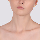 Серьги золотые Т14702В384 | Серьги золотые Т14702В384 купить по цене 45855 руб. в ювелирном магазине ⭐️ «Золотая Подкова»