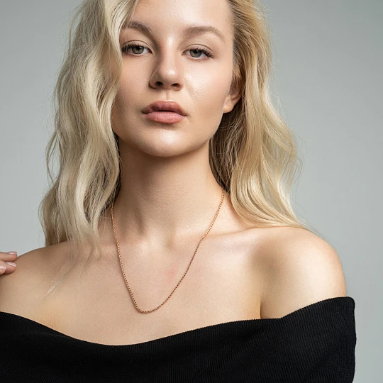 Цепь золотая ЦГР00512040 | Ювелирные изделия от бренда Каратов 💍 купить по доступной цене в ювелирной сети «Золотая Подкова»