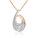 Подвеска золотая 03-3445-00-401-1111 | Подвеска золотая 03-3445-00-401-1111 купить по цене 44730 руб. в ювелирном магазине ⭐️ «Золотая Подкова»