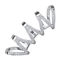 Серьги серебряные 0201579-00245 | Серьги серебряные 0201579-00245 купить по цене 2308 руб. в ювелирном магазине ⭐️ «Золотая Подкова»