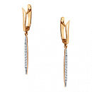 Серьги золотые 1049312-11110 | Серьги золотые 1049312-11110 купить по цене 48546 руб. в ювелирном магазине ⭐️ «Золотая Подкова»