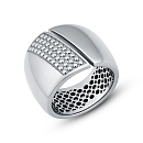 Кольцо серебряное 01076-10-090101-00 | Кольцо серебряное 01076-10-090101-00 купить по цене 13941 руб. в ювелирном магазине ⭐️ «Золотая Подкова»