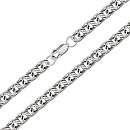 Цепь серебряная 3001X090L45 | Цепь серебряная 3001X090L45 купить по цене 5136 руб. в ювелирном магазине ⭐️ «Золотая Подкова»