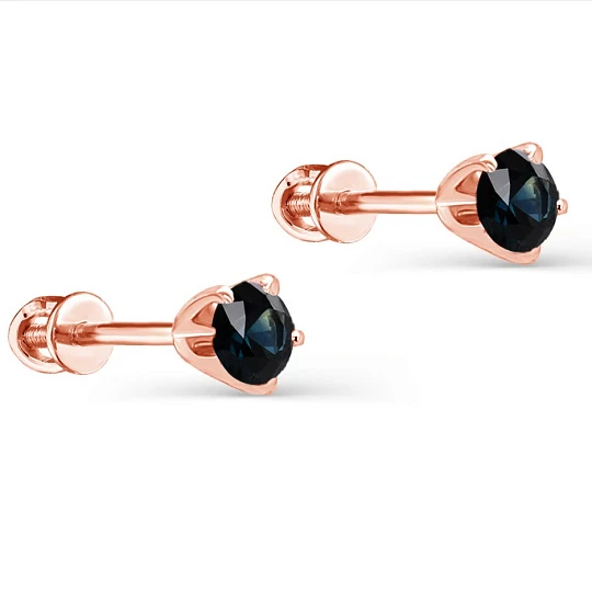 Серьги золотые 2-0119-1100 | Пусеты винтовые серьги купить по выгодной цене в ювелирном магазине ⭐️ «Золотая Подкова»