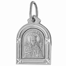 Подвеска серебряная 85762с Св.Екатерина
