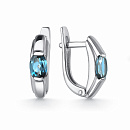 Серьги золотые 20690272 Б.Топаз лондон | Серьги золотые 20690272 Б.Топаз лондон купить по цене 60277 руб. в ювелирном магазине ⭐️ «Золотая Подкова»