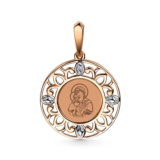 Подвеска золотая 34379-100 | Ювелирные изделия в сети Золотая Подкова