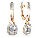 Серьги золотые 25097-100 | Серьги золотые 25097-100 купить по цене 122251 руб. в ювелирном магазине ⭐️ «Золотая Подкова»