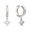 Серьги серебряные 1051442-01210 | Серьги серебряные 1051442-01210 купить по цене 6625 руб. в ювелирном магазине ⭐️ «Золотая Подкова»