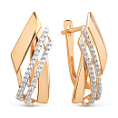 Серьги золотые 025842-1102 | Серьги золотые 025842-1102 купить по цене 63000 руб. в ювелирном магазине ⭐️ «Золотая Подкова»