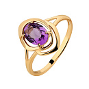 Кольцо золотое 1310046 Аметист | Кольцо золотое 1310046 Аметист купить по цене 54486 руб. в ювелирном магазине ⭐️ «Золотая Подкова»