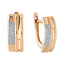 Серьги золотые 40173700 | Серьги золотые 40173700 купить по цене 42644 руб. в ювелирном магазине ⭐️ «Золотая Подкова»