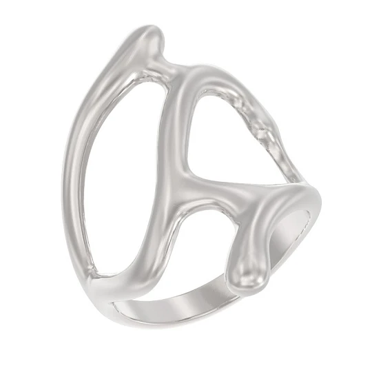 Кольцо серебряное 1053231-00000 | Кольца без вставок купить по выгодной цене в ювелирном магазине ⭐️ «Золотая Подкова»