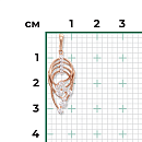 Подвеска золотая 03-2995-00-501-1110-67 | Подвеска золотая 03-2995-00-501-1110-67 купить по цене 33851 руб. в ювелирном магазине ⭐️ «Золотая Подкова»