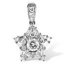 Подвеска золотая P 15451 WG | Подвеска золотая P 15451 WG купить по цене 239490 руб. в ювелирном магазине ⭐️ «Золотая Подкова»