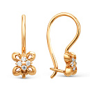 Серьги золотые 002205-1100 | Серьги золотые 002205-1100 купить по цене 21840 руб. в ювелирном магазине ⭐️ «Золотая Подкова»