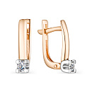 Серьги золотые 23263-100 | Серьги золотые 23263-100 купить по цене 72078 руб. в ювелирном магазине ⭐️ «Золотая Подкова»