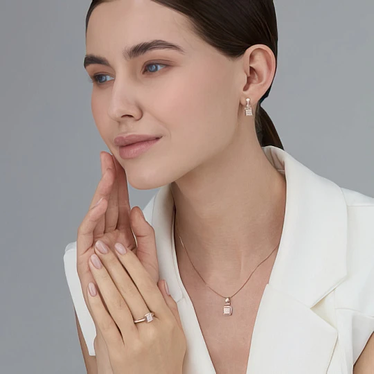 Серьги золотые 26200-100