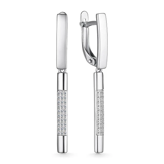 Серьги золотые 25074-200 | Серьги купить по доступной цене в ювелирном магазине «Золотая Подкова»