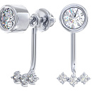 Серьги серебряные 6001806-00775 | Серьги серебряные 6001806-00775 купить по цене 1940 руб. в ювелирном магазине ⭐️ «Золотая Подкова»