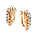 Серьги золотые 26150-100 | Серьги золотые 26150-100 купить по цене 135191 руб. в ювелирном магазине ⭐️ «Золотая Подкова»